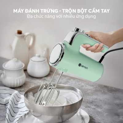 Máy Đánh Trứng, Trộn Bột Cầm Tay Elmich MME-9116 400W, Hàng Chính Hãng, 5 Tốc Độ - JoyMall