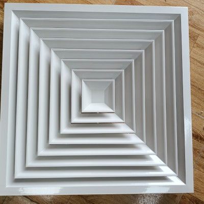 Cửa gió khuếch tán 400x400mm, miệng gió điều hòa, nan gió, chắn gió điều hòa