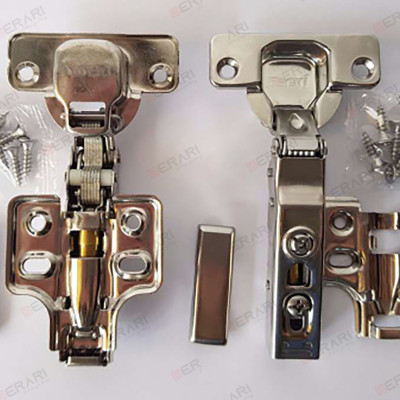 Bản lề Inox 201 giảm chấn lắp nhanh