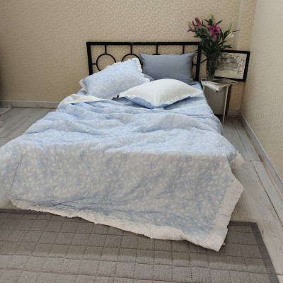 Bộ chăn drap Bamboo Hàn Quốc Hana Hana Leafmingo