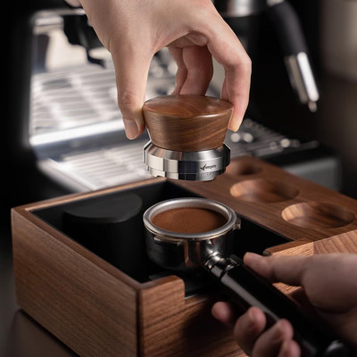 Feepie OCD san phẳng bề mặt cà phê hình chóp núi gỗ Hồ Đào