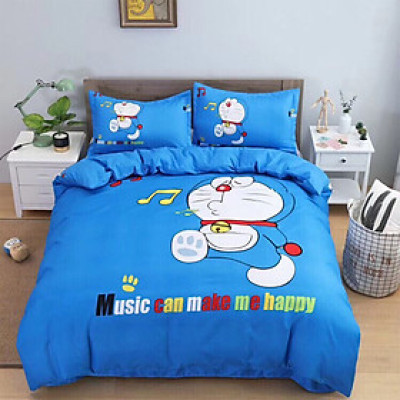 Bộ drap và vỏ chăn cotton Classic Kid VCK2023 ( 4 món ) 