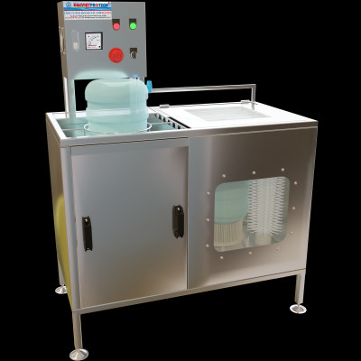 Máy rửa bình bán tự động và tráng rửa hóa chất tuần hoàn - Hàng chính hãng