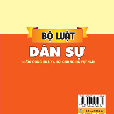 Sách - Bộ Luật Dân Sự Nước CHXHCN Việt Nam  - ndbooks