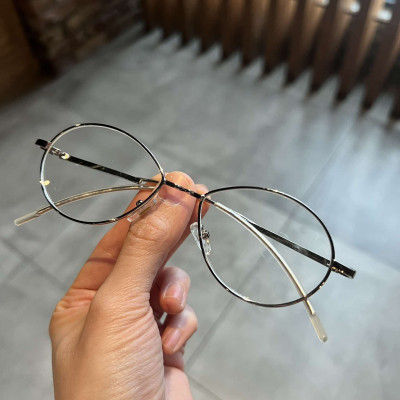 Kính thời trang Mắt bầu kim loại form nhỏ mini