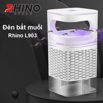 Đèn bắt muỗi Rhino L903 Tích hợp đèn ngủ, độ ồn thấp