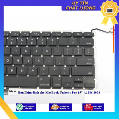 Bàn Phím dùng cho MacBook Unibody Pro 15" A1286 2008  - Hàng Nhập Khẩu New Seal
