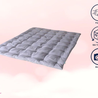 Nệm Gòn Xếp Đa Năng, Nệm Gấp Văn Phòng, Nệm Xếp Thiết Kế Gọn Nhẹ, Có Túi Đựng, Topper Văn Phòng DÀy 2CM ( Giao Màu Ngẫu Nhiên )