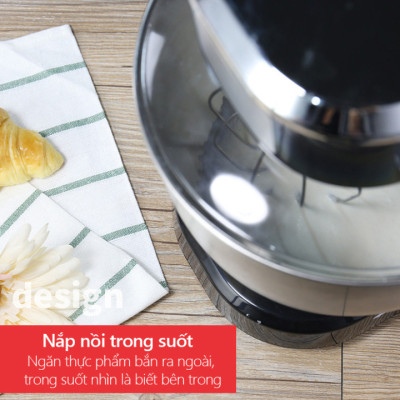Máy trộn bột, Máy nhào bột, đánh trứng cao cấp DSP KM3030 Công suất 1000W, dung tích 5 lít - Hàng nhập khẩu
