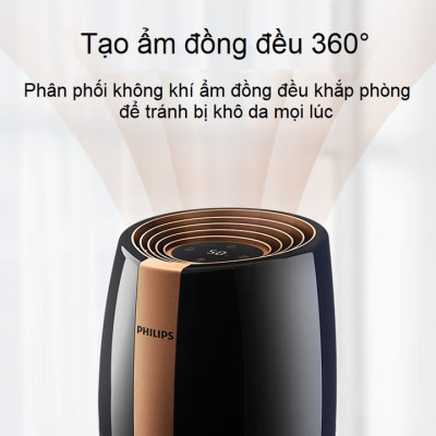 Máy Tạo Độ Ẩm Cao Cấp Philips HU2718/00 Hà Lan, Diện Tích 32㎡, Tích Hợp Hệ Thống Bốc Hơi Tiên Tiến, Công Nghệ NanoCloud - HÀNG NHẬP KHẨU