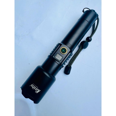 Đèn Pin Siêu Sáng Mã 1137 – Zoom Xa 800M, LCD Báo Pin, Power Bank, Sạc Type-C, 5 Chế Độ, Vỏ Nhôm