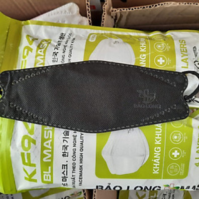 1 cái khẩu trang y tế KF94 Bảo Long 4 lớp sản xuất tại Việt Nam theo công nghệ 4D và chuẩn KF94 Hàn Quốc