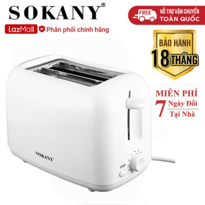 Máy nướng bánh mì sandwich SOKANY 6 nấc nảy tự động làm bữa sáng tiện lợi - HÀNG CHÍNH HÃNG - DELIYA