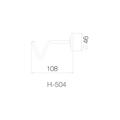 Móc treo - H-504 - INOX SUS 304