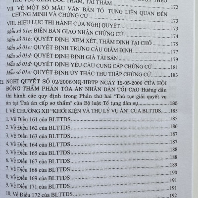 Hệ Thống Các Nghị Quyết Của Hội Đồng Thẩm Phán, Toà Án Nhân Dân Tối Cao Về Dân Sự Và Tố Tụng Dân Sự Từ Năm 1990 Đến 2023