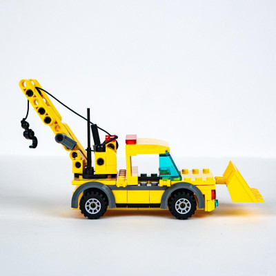 Đồ Chơi Lắp Ráp Xe Công Trình Xây Dựng 2 Trong 1 - Construction Workers - Toys&Joys 8726 (137 Mảnh Ghép)