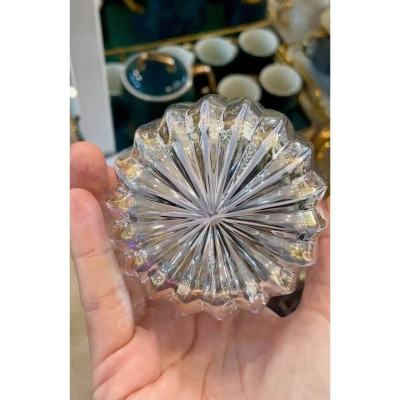 Bộ 6 cốc thủy tinh uống nước vân sọc ánh trai