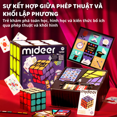 Đồ chơi ảo thuật Mideer Conundrum Cube Magic,đồ chơi trí tuệ cho bé 6,7,8,9,10 tuổi