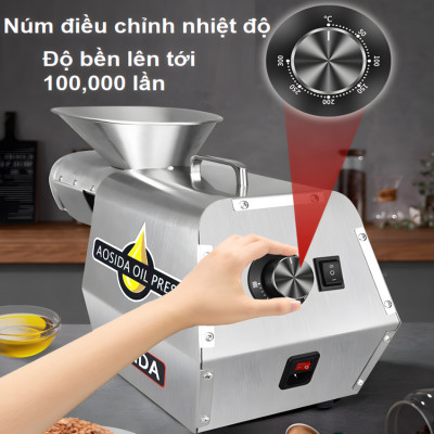Máy ép dầu thực vật Nóng và Lạnh dùng trong gia đình hoặc nhà hàng thương hiệu Anh Quốc AOSIDA WF-J168 - Hàng Nhập Khẩu
