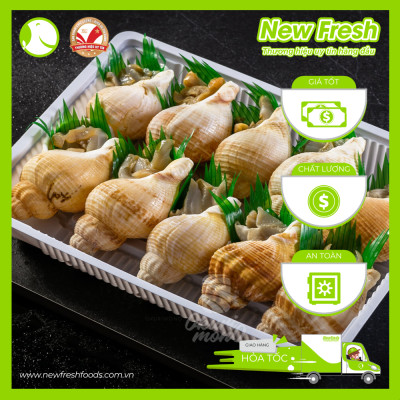 [GIAO NHANH HCM] Ốc Bulot Pháp Đông Lạnh - Túi 500Gr