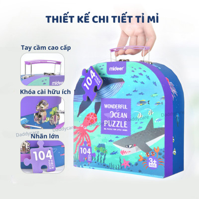 Đồ Chơi Ghép Hình Cho Bé Mideer Vali Gara Chủ Đề Ô Tô, Đồ Chơi Phát Triển Trí Tuệ Cho Trẻ Em Từ 2,3,4,5,6,7 Tuổi