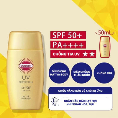 Sữa Chống Nắng Kose Suncut UV Essence Super Water Proof 60 G