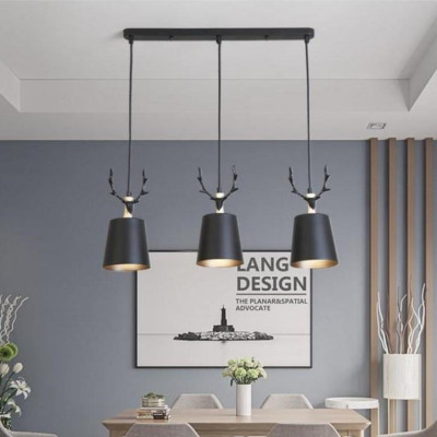 Bộ đèn thả MALINA cao cấp kèm bóng LED chuyên dụng và đế ốp trần (có ảnh thật 100%)