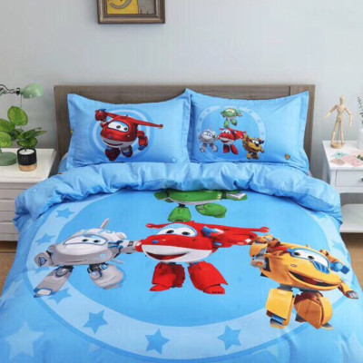 Bộ drap và vỏ chăn cotton Classic Kid VCK2020 ( 4 món )