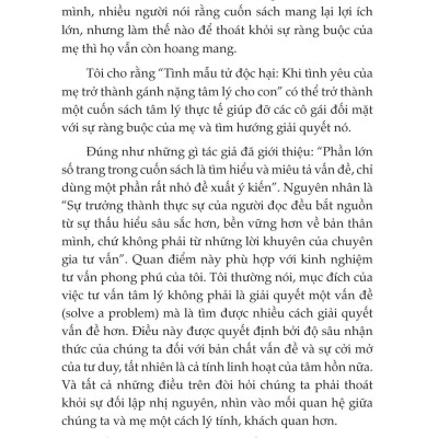 Tình Mẫu Tử Độc Hại - Khi Tình Yêu Của Mẹ Trở Thành Gánh Nặng Tâm Lý Cho Con