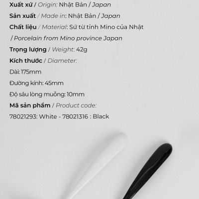 Muỗng cupping sứ Origami tiêu chuẩn SCAJ