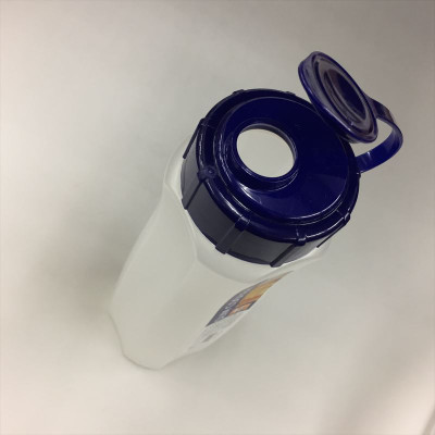 Combo 01 Bình đựng nước đa năng 1L (Màu trắng) + 03 Cốc nhựa uống nước Inomata 350ml có quai cầm - Nội địa Nhật Bản