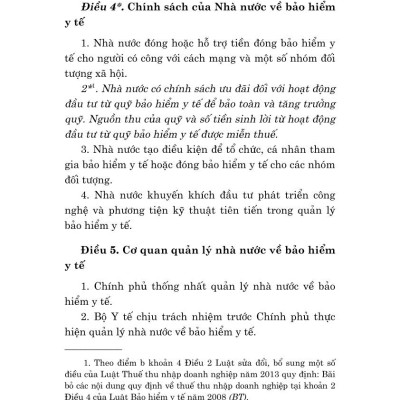 Luật Bảo hiểm y tế năm 2008 (sửa đổi, bổ sung năm 2013, 2014, 2015, 2018, 2020, 2023, 2024)