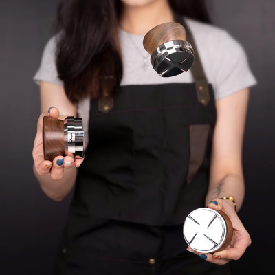 Feepie OCD san phẳng bề mặt cà phê hình chóp núi gỗ Hồ Đào