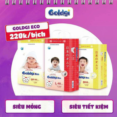 ta quan nhat ban cao cap goldgieco size m 54 mieng size L 48 mieng size XL 44 mieng size XXL 32 mieng