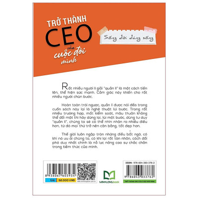 Sách: Trở Thành CEO Của Cuộc Đời Mình