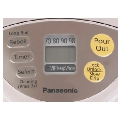 Bình Thủy Điện Panasonic NC-BG3000CSY - Xuất xứ Thái Lan - Dung tích 3L - Công suất 700W - Ruột bình phủ carbon hạt nổi - Màn hình LCD hiện đại - Bảo Hành 12 Tháng - Hàng Chính Hãng