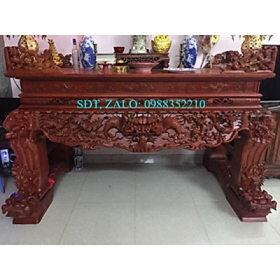 Sập Thờ Tứ Linh Gỗ Gụ