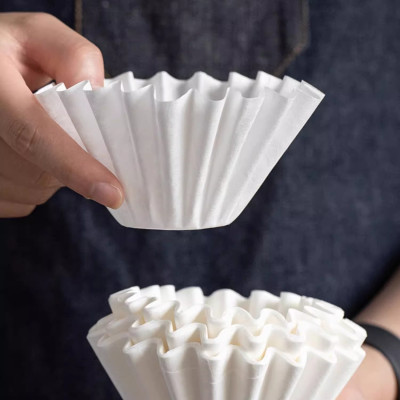 Giấy lọc hình tròn cho phễu Kalita 155 185 CAFE DE KONA