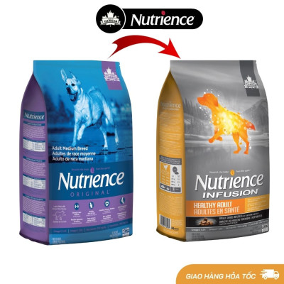 Nutrience Original Thức Ăn Cho Chó Có Kích Thước Trung Bình, Lớn - Thịt Cừu, Rau Củ & Trái Cây Tự Nhiên