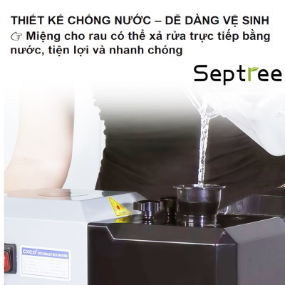 Máy chẻ các loại rau, hành, tỏi, ớt, rau muống,... Dòng chuyên nghiệp. Thương hiệu Mỹ cao cấp Septree XC-988A. HÀNG CHÍNH HÃNG