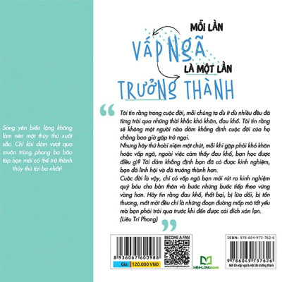 Sách - Mỗi lần vấp ngã là một lần Trưởng Thành