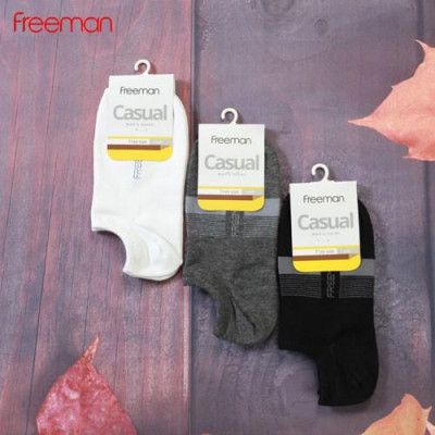 Combo 5 đôi Tất vớ ngắn dưới mắt cá, chất liệu cotton FREEMAN [SOC10...]