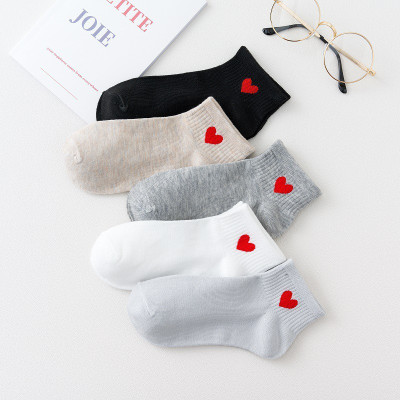 Combo 5 đôi tất vớ trái tim hàn quốc unisex TN07