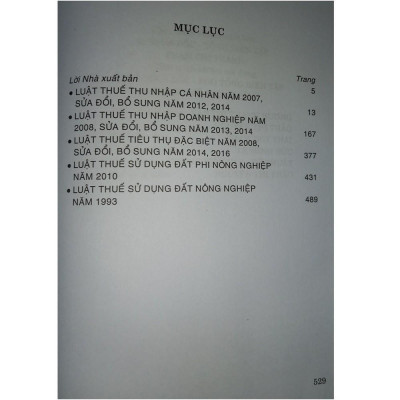 Sách - Chỉ Dẫn Pháp Luật Về Một Số Lĩnh Vực Thuế - NXB Chính Trị Quốc Gia