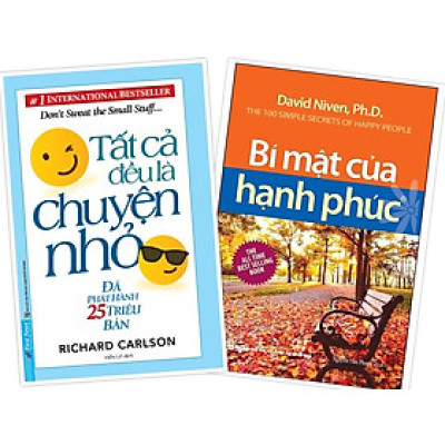Sách - Combo Khổ Nhỏ Tât Cả Đều Là Chuyện Nhỏ + Bí Mật Hạnh Phúc - First News