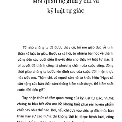 Kỷ Luật Là Sức Mạnh