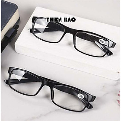 Kính lão thị , viễn thị loại cao cấp Đen Nhám cực đẹp, tròng chuẩn độ NAM NỮ Nhật bản loại I KVD034 hàng đẹp TR90