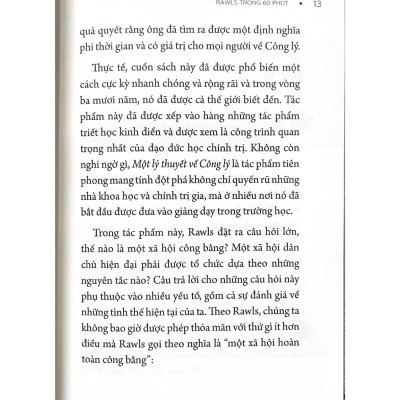 Những Nhà Tư Tưởng Lớn - Rawls In 60 Minuten - Rawls Trong 60 Phút – Vanlangbooks