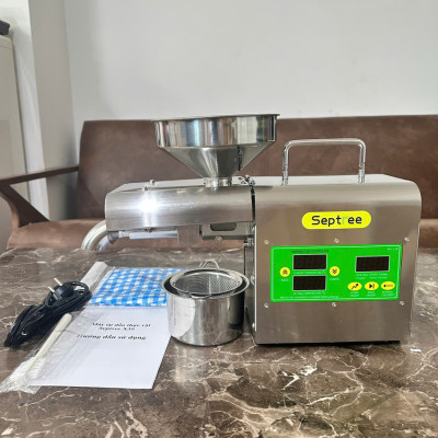 Máy ép dầu ăn thực vật chuyên dụng dùng trong gia đình thương hiệu Septree X3S - Công suất 800W - Hàng Chính Hãng
