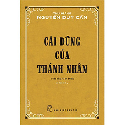 Cái dũng của Thánh nhân - TS Thu Giang